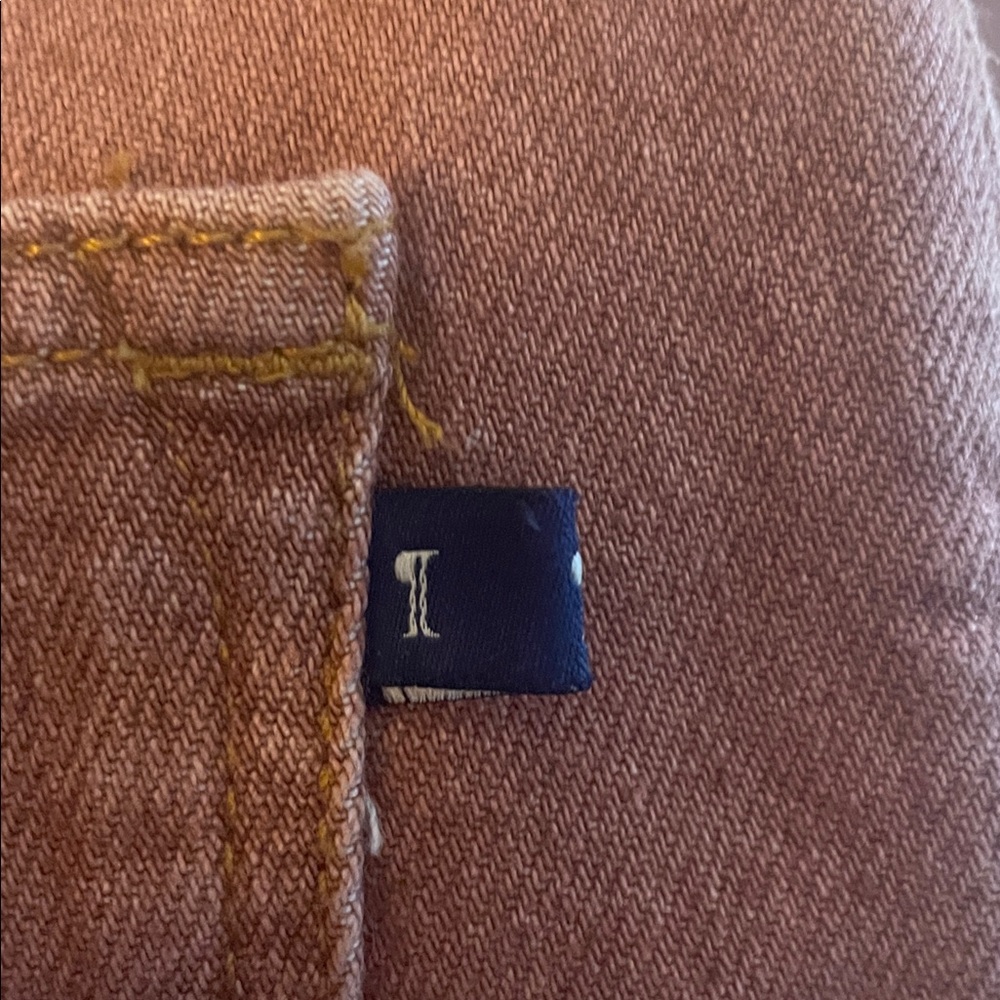 Women's Distressed Stretch faded brick Jeans marked 29 altered to 27 - Picture 6 of 7
